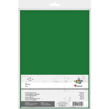 Arkusz piankowy Titanum Craft-Fun Series pianka dekoracyjna A4 5 szt. kolor: zielony ciemny 5 ark. (6121)