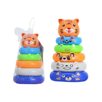 Układanka Bigtoys piramidka tygrysek (BKLO4530)