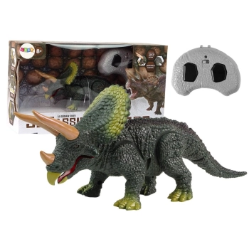 Figurka Lean Dinozaur Na Baterie Triceratops Zdalnie Sterowany Dźwięk (12438)