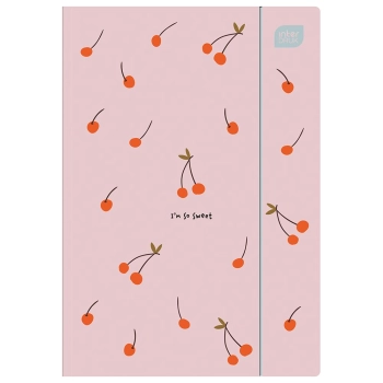 Teczka kartonowa na gumkę Interdruk PP KIDS A4+ kolor: mix