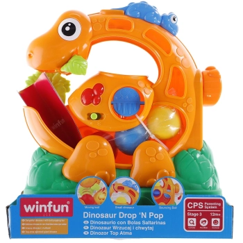 Zabawka edukacyjna Smily Play dinozaur z piłeczkami (000629)