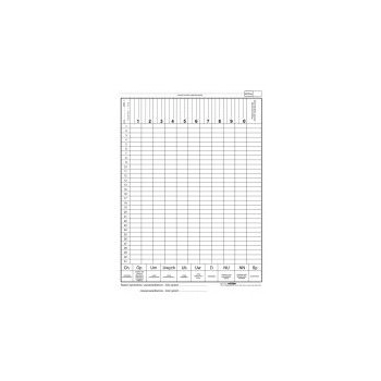 Druk offsetowy Stolgraf lista obecności A4 A4 100k. (K30)