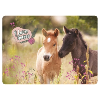 Podkład na biurko Derform Konie - mix nadruk [mm:] 400x285 (PLAKO24)