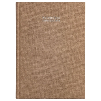 Kalendarz książkowy (terminarz) 5905031841279 Wydawnictwo Wokół Nas NAUCZYCIELA EKOLEN A5 (A5TN061B beżowy)