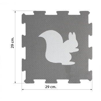 Mata dla malucha Smily Play piankowa zwierzęta, 29x29cm (SP84354)