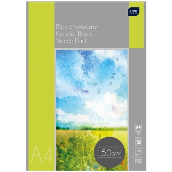 Blok artystyczny Interdruk A4 150g 50k (BLART)