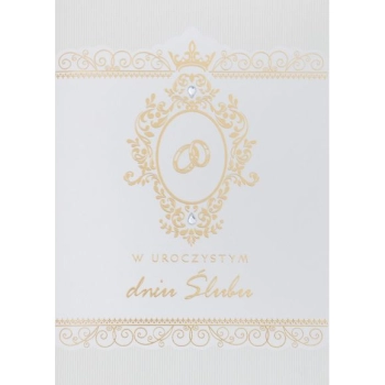 Kartka składana Pol-mak Imieniny B6 (B6LUX)