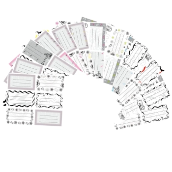 Naklejka (nalepka) Ev-corp monochrome na zeszyt op 25szt (2401)