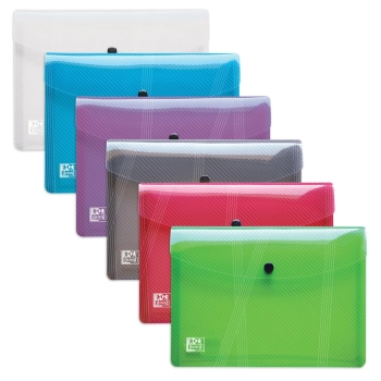 Teczka plastikowa na guzik Oxford Hawai A5 kolor: mix 300 mic. [mm:] 180x250 (400031401)