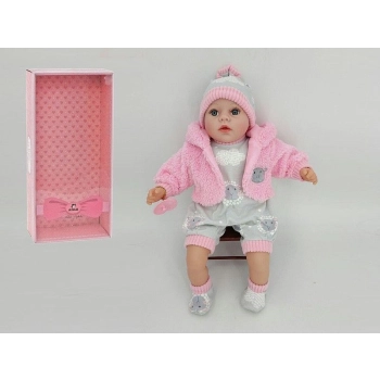 Lalka Adar bobas ze smoczkiem, z polskim dźwiękiem, śpiewa i mówi po polsku [mm:] 450 (560239)