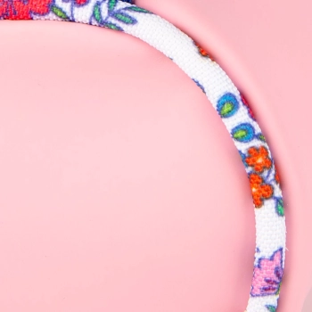 Saszetka Oxford Floral pastel - różowy jasny (400159515)