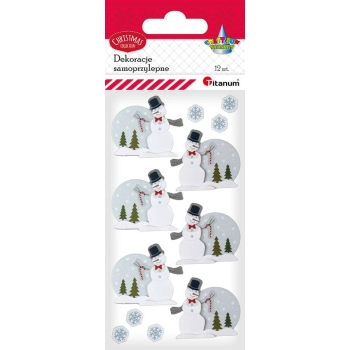 Naklejka (nalepka) Titanum Craft-Fun Series bałwanki (21XQ1128)