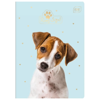 Zeszyt Interdruk Puppy Sign A5 16k. 70g krata [mm:] 148x210 (ZE16#PS)
