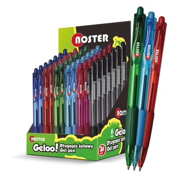Długopis żelowy Noster Geloo! mix 0,32mm (5902277249906)