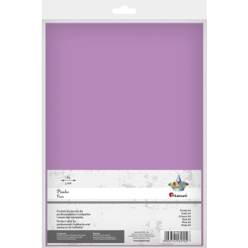 Arkusz piankowy Titanum Craft-Fun Series pianka dekoracyjna A4 5 szt. kolor: fiolet 5 ark. (6119)