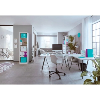 Teczka plastikowa na gumkę Leitz WOW A4 kolor: turkusowy (46290051)