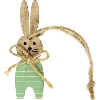 Ozdoba drewniana Titanum Craft-Fun Series zawieszka zajączek (191014)