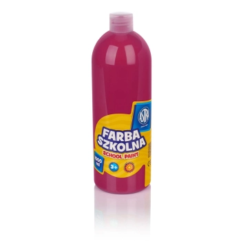 Farby plakatowe Astra szkolne kolor: różowy 1000ml 1 kolor.