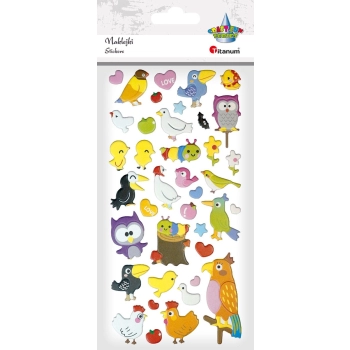 Naklejka (nalepka) Titanum Craft-Fun Series wypukłe ptaki (5056)