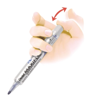 Marker suchościeralny Pentel, niebieski 1,1-2,2mm okrągła końcówka