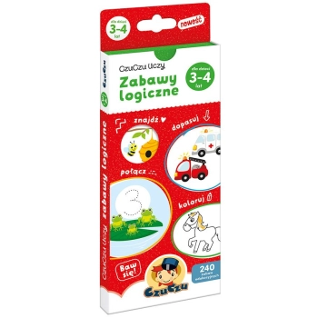 Książeczka edukacyjna Czuczu zabawy logiczne 3-4 lat (9788366762350)
