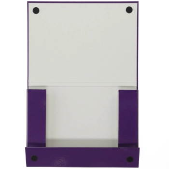 Teczka z szerokim grzbietem na rzep VauPe A4 kolor: fioletowy (323/04)