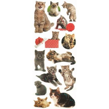 Naklejka (nalepka) Titanum Craft-Fun Series papierowe koty (1004323-3)