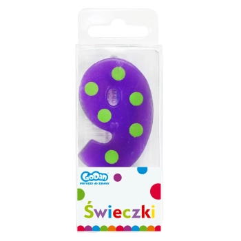 Świeczka urodzinowa Godan PIKER GROCHY URODZINOWE (SWCG9-MM)