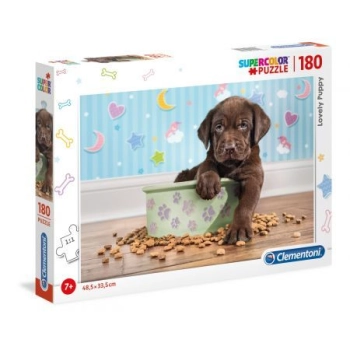 Puzzle Clementoni Supercolor Lovely Puppy, 180 elementów 180 el. (CLM29754)