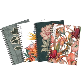 Kołozeszyt (kołobrulion) TOP-2000 FLOWERS A4 80k. 70g krata (400169436)