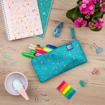 Saszetka Oxford Floral - turkusowy (400159625)