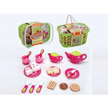 Artykuły kuchenne Adar zestaw naczyń w koszyku (489035)