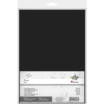 Arkusz piankowy Titanum Craft-Fun Series pianka dekoracyjna A4 5 szt. kolor: czarny 5 ark.