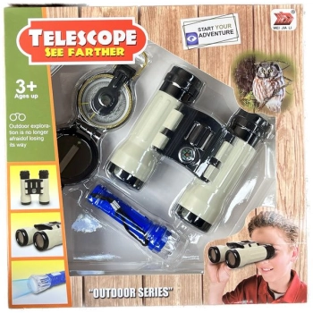 Lornetka Cabo Toys + kompas + latarka (L3446)