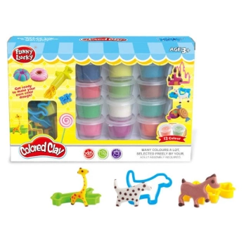 Masa plastyczna dla dzieci Bigtoys zwierzątka - mix (BPLA4869)