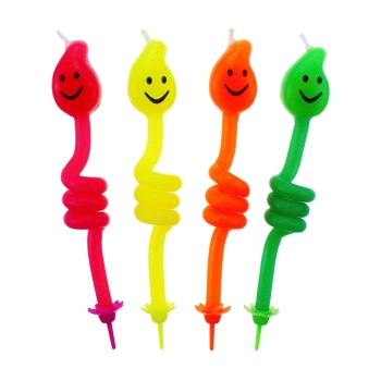 Świeczka urodzinowa Godan Wesołe Spirale (SWWSP4-MM)