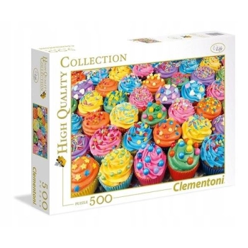 Puzzle Clementoni HQ Colorful Cupcakes 500 el. (CLM35057)