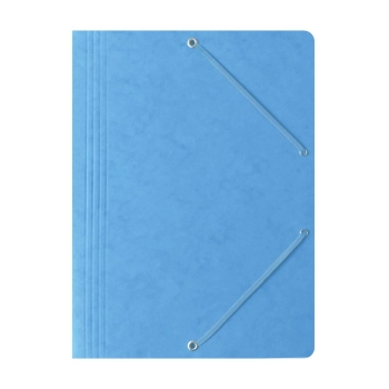 Teczka kartonowa na gumkę Bantex A4 kolor: jasny niebieski 350g (400087825)