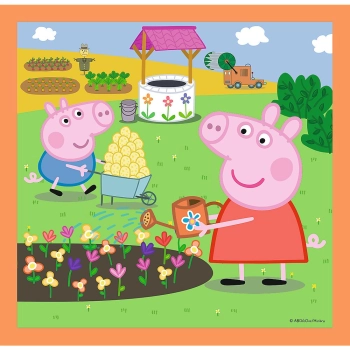 Puzzle Trefl Pomysłowa Świnka Peppa 3w1 el. (34852)