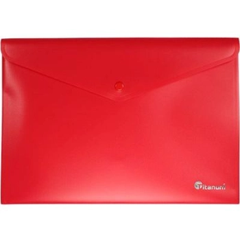 Teczka plastikowa Titanum mat A4 kolor: czerwony [mm:] 232x330 (TKM4TRE)