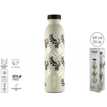 Bidon Milan termiczny Wallpaper 591ml (643020WP)