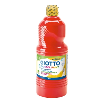 Farba tempera Giotto School Paint kolor: czerwony 1000ml 1 kolor. (535508)