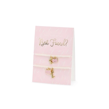 Kartka składana Partydeco z bransoletkami Best Friends [mm:] 105x148 (KAB1)