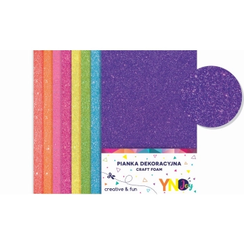 Arkusz piankowy Interdruk pianka dekoracyjna NC-010 kolor: mix 8 ark. (IPIANC015)