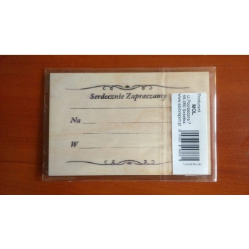 Zaproszenie Mol 13x9