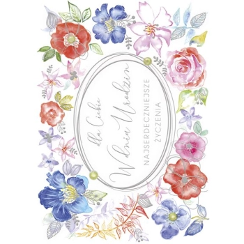 Kartka składana Pol-mak Imieniny B6 (B6LUX)