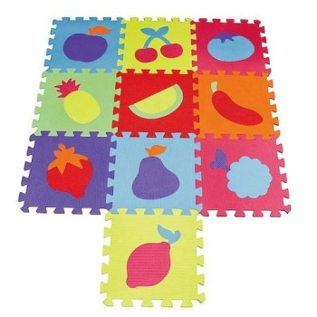 Mata dla malucha Anek piankowa 29x29cm, owoce (SP84010)