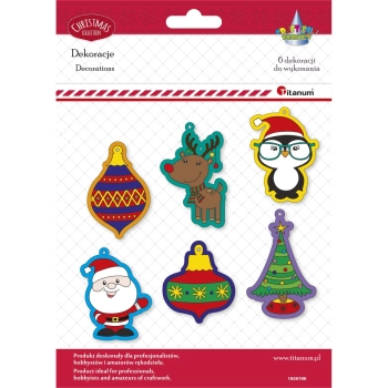 Zestaw kreatywny Titanum Craft-Fun Series ozdoby termokurczliwe (182676B)
