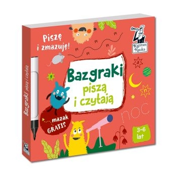 Książeczka edukacyjna Kapitan Nauka Bazgraki piszą i czytają