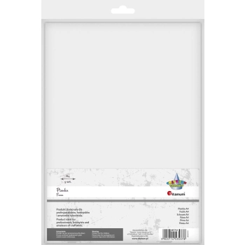 Arkusz piankowy Titanum Craft-Fun Series pianka dekoracyjna A4 5 szt. kolor: biały 5 ark. (6133)